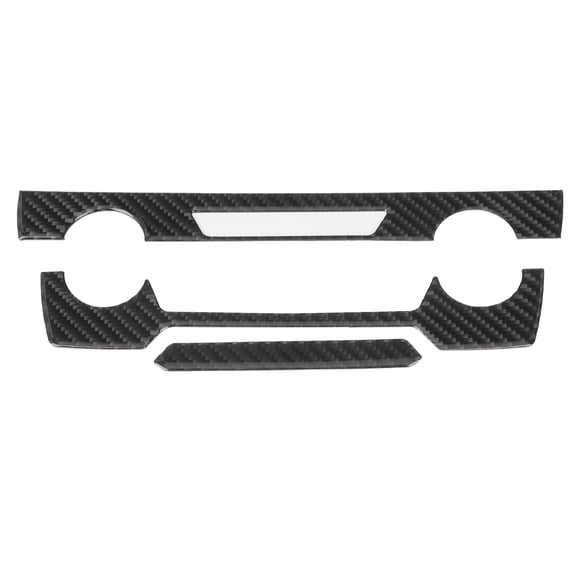 Rupoun Center Console CD Panel Trim Cover Carbon Fiber Interior Decoration Fit for Honda CRV 2016-2019 Deluxe Styling Upgrade Modification (11.02 x 1.97 inches / 28.0 x 5.0 cm)