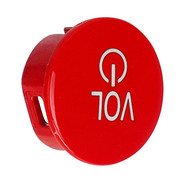 Rupoun Central Audio Switch Button Car Volume Control Push Button Replacement for BMW M3 M4 G80 G82 G83, Red, 1.97 inches / 5.00 cm