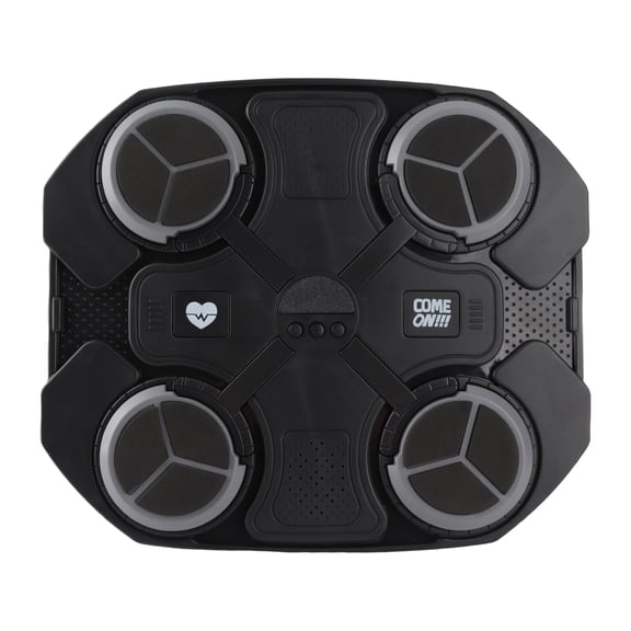 Rupoun Children Smart Music Boxing Machine Electronic Interactive Rhythm Punching Trainer for Home Stress Relief Training Includes Gloves and Suction Cups (13 inches / 33 cm) Black