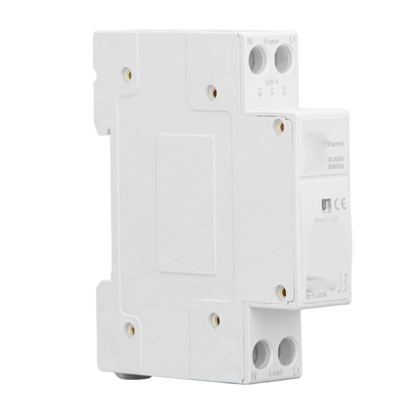 Rupoun Circuit Breaker for Zigbee APP Remote Control Circuit Breaker with Metering Din Rail Monitoring Switch AC90-300V 25A