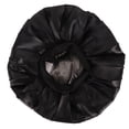 thumbnail image 1 of Rupoun Classic Wide‑Brim Shower & Sleep Cap, Waterproof, Soft CPE, Ideal for Chemotherapy & Hair Protection, Black, 1 of 7