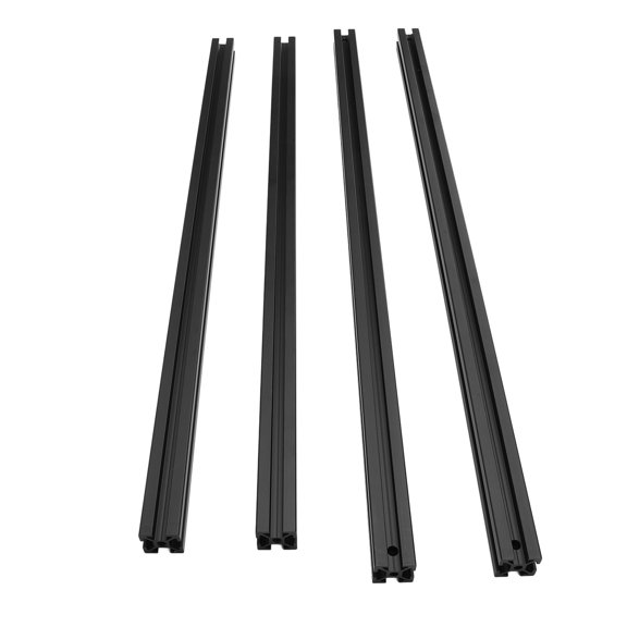 Rupoun Clicky Clack Fridge Door Kit, Heavy Duty Metal Frame Upgrade Kit for Voron 2.4 and Voron Trident 350 DIY 3D Printer Premium Protective Door Tracking Parts Replacement (22.8x4.3x2.7 Inches)