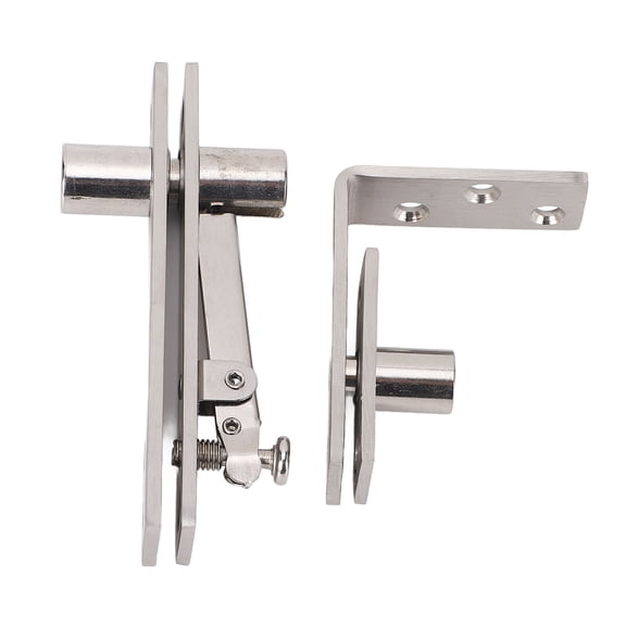 Rupoun Concealed Door Pivot Hinge Stainless Steel 180 Degree Rotation Hardware, 300 LBS Load Bearing Capacity for Secret Doors and Bookcase Cabinets, Heavy Duty 2 Pieces Set (10 inches / 25.4 cm)