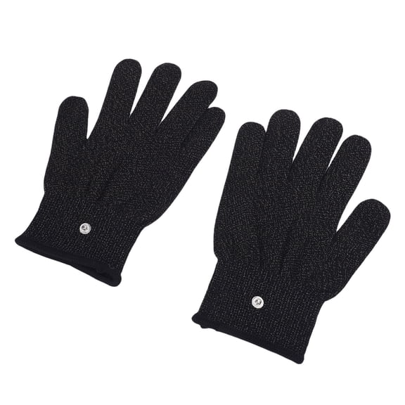 Rupoun Conductive Gloves Silver Fiber Breathable Anti Static for Electric Wind Instruments Outdoor Performance, Silver, 10 inches / 25.4 cm