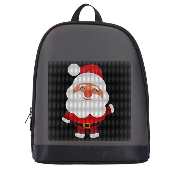 Rupoun Cool Programmable LED Backpack with Full Color Smartphone App Control smart Pixel Display Laptop Travel Daypack for Men Women (15.7 x 13.8 x 4.7 inches / 40.0 x 35.0 x 12.0 cm)