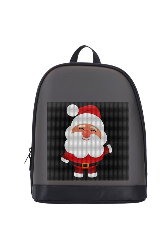 Cool Programmable LED Backpack with Full Color Smartphone App Control smart Pixel Display Laptop Travel Daypack for Men Women (15.7 x 13.8 x 4.7 inches / 40.0 x 35.0 x 12.0 cm)