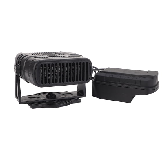 Rupoun Cordless Space Heater with Double USB & 2 Temp Settings, Portable Small Electric Constant Temperature Desktop Warm Air Blower for Home and Office, Compatible with BL1830 BL1850 Series Battery