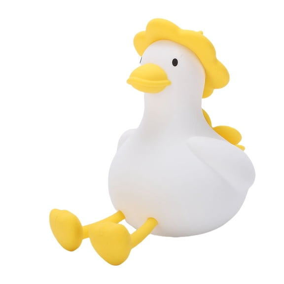 Rupoun Cute Duck Night Light, Silicone Dimmable LED Animal Rechargeable Bedside Touch Lamp for Kids Sleep Bedroom Room Decor, 5.91 x 4.72 x 4.33 inches / 15.0 x 12.0 x 11.0 cm