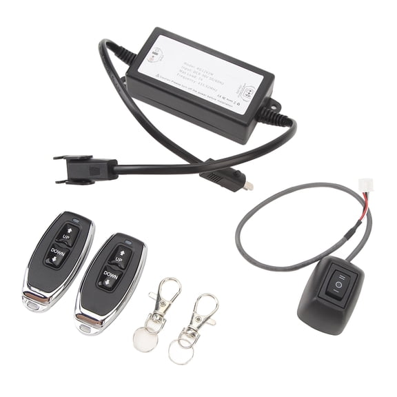 Rupoun DC 8-30V Motor Linear Actuator Controller 433MHZ Push Rod Telescopic Remote Control Manual Switch Wireless System for Smart Home Security Locks (5.9 inches / 15 cm)