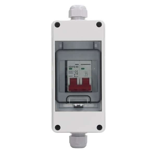 Rupoun DC500V Photovoltaic Electrical Isolator Switch, IP65 Waterproof PV DC Disconnect Switch for Outdoor Use, 20A[cite: 1]