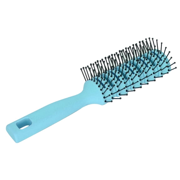 Rupoun Detangling Hair Brush, Anti-Static Vented Massage Hair Brush, 8.1 inches / 20.5 cm, Ergonomic Non-Slip Handle for All Hair Types, Blue