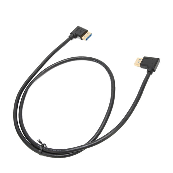 Rupoun Displayport Cable 1.4 32.4Gbps 90 Degree Right Angle DP Male to DP Male Cable Support 8K 60Hz 4K 144Hz 2K 165Hz