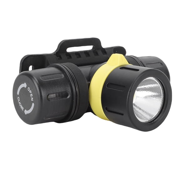 Rupoun Diving Headlamp Rechargeable IPX8 Waterproof Aluminum Alloy Scuba Dive Head Light for Fishing Underwater Work, Super Bright LED Flashlight with Rotary Switch and Cable [cite: 12]