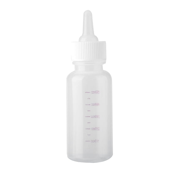 Rupoun Dog Cat Milk Feeding Bottle Puppy Kitten Newborn Animal Nursing Care Set Pet Supply 50cc 1.7 oz 4.6 inches / 11.8 cm