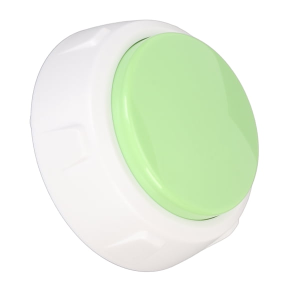 Rupoun Dog Talking Communication Button Recordable Voice Command Buzzer Educational Pet Training Clicker 30 Sec Audio Playback Green (3.54 in / 9 cm)