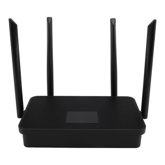 Rupoun Dual Band WiFi Router AC1200Mbps 4x10/100 Fast Ethernet Ports Wireless Internet Router for Home Supports Guest WiFi IPv6 Parent Control EU Plug (Dimensions: 10.24 inches / 26 cm)