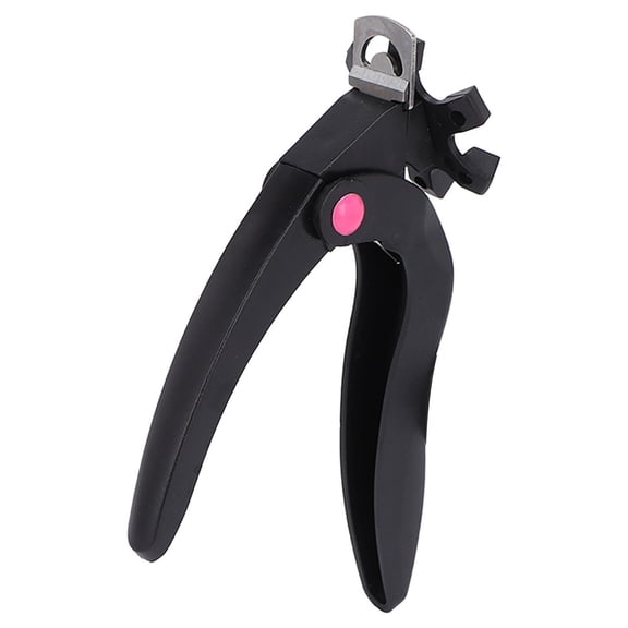 Rupoun Durable Nail Tip Cutter Stainless Steel & Plastic Cement Handle, Adjustable, Portable, Multifunction Clip for Precise Nail Trimming