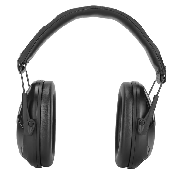 Rupoun EM-261022 Adult Black Protective Ear Muffs Noise Cancelling NRR 31dB SNR 33dB Hearing Protection Safety Earmuffs for Hunting Woodworking Mowing Construction 1 Pack