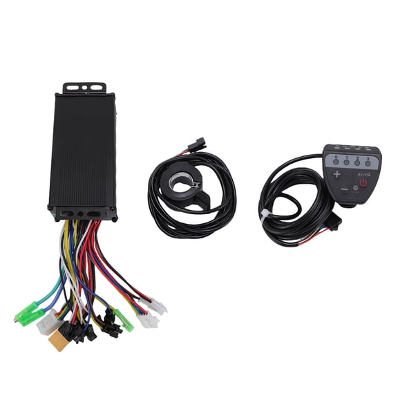 Rupoun Electric Bike Conversion Kit 3 Mode 22A Brushless Motor Controller 130X Thumb Throttle Display