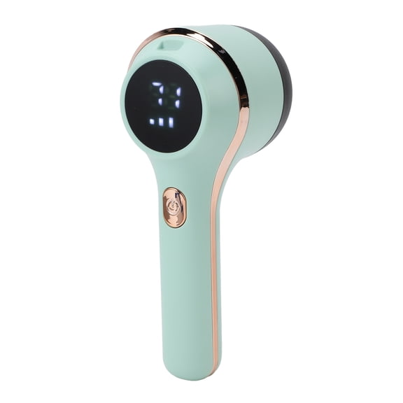Rupoun Electric Lint Remover Multifunctional Rechargeable Digital Display Fuzz Shaver Fabric Pill Trimmer for Clothes Sweaters Furniture Green Color 7.87 in / 20 cm Length