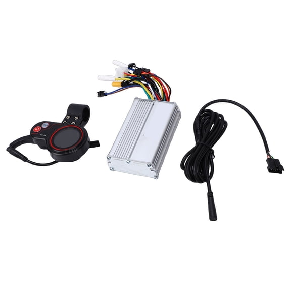 Rupoun Electric Scooter Controller Kit for KUGOO M4 M4 PRO 10 inches / 25.4 cm 48V 20A Brushless Motor Controller with TF100 Display Panel and Communication Cable