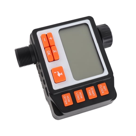 Rupoun Electronic Garden Watering Timer Automatic Irrigation Controller with LCD Display, Programmable Hose Timer for Lawn and Yard (5.6 x 4.5 x 2.3 inches / 14.2 x 11.5 x 5.8 cm)