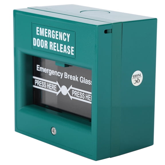 Rupoun Emergency Exit Door Release Fire Alarm Button Home Security Break Switch, Red, 1 Count