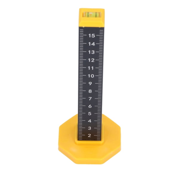Rupoun Equal Height Ruler Aluminium Alloy Clear Scale Multifunctional Tile Laying Leveling Ruler 6.69 inches / 17 cm