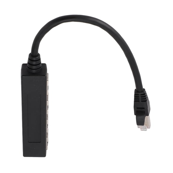 Rupoun Ethernet Splitter Professional 1 to 4 Ports High Speed 100Mbps 1000Mbps RJ45 Network Adapter for Computer