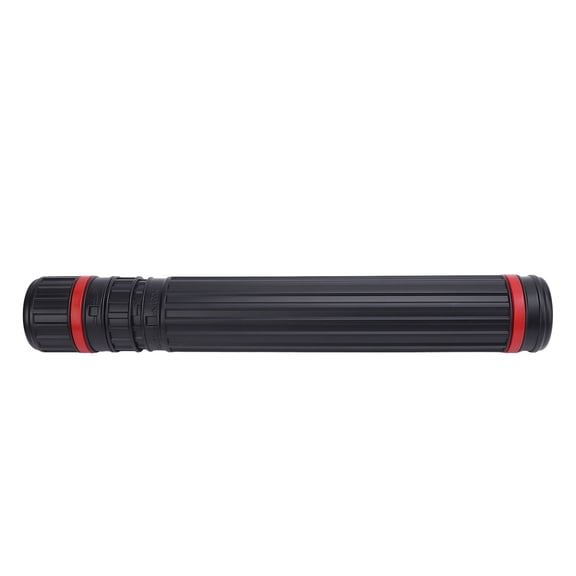 Rupoun Expandable Poster Storage Mailing Tube for Document Black Telescoping Drafting Tube Art Tool Small 24.8 inches / 63 cm, Thickened PVC Plastic Storage & Transport Container [cite: 8, 12]