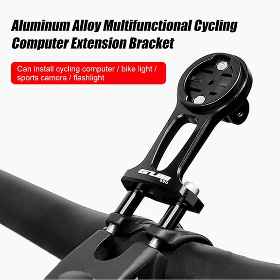 Rupoun Extended Bike Computer Mount Aluminum Alloy Lightweight Adjustable Bracket For Garmin Bryton Cateye Wahoo Bicycle Navigation Support Hub Kit Accessories, 5.51 inches / 14.0 cm