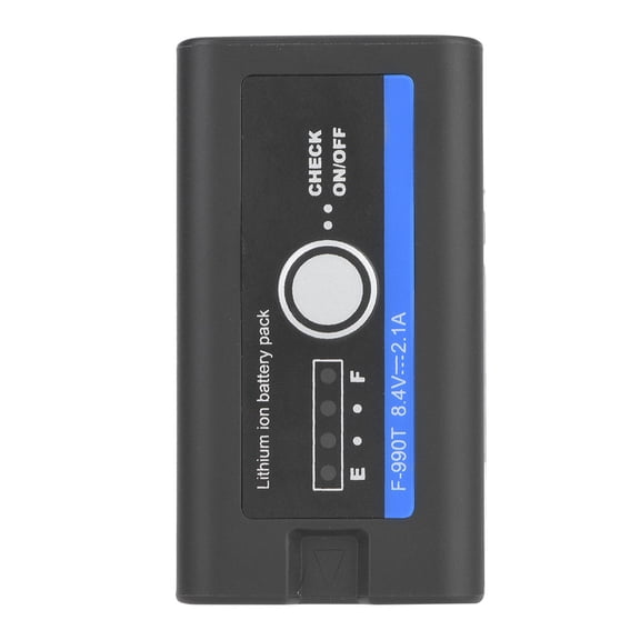 Rupoun F-990T 7800mAh Replacement Power Battery with Type-C Charging and USB Power Supply for Video Lights, Monitors, and Sports Cameras