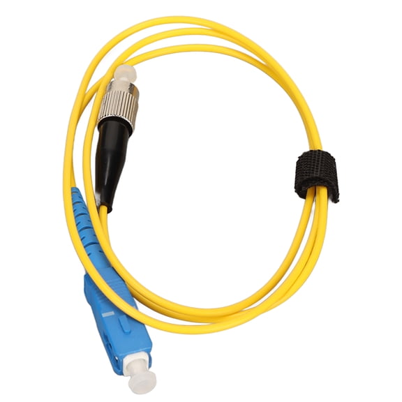 Rupoun Fiber Optic Patch Cord 0.5 yd / 0.45 m FC to SC Single Mode Low Optical Loss Network Cable PVC Material for SFP Transceivers Media Converters Switches and Industrial Equipment
