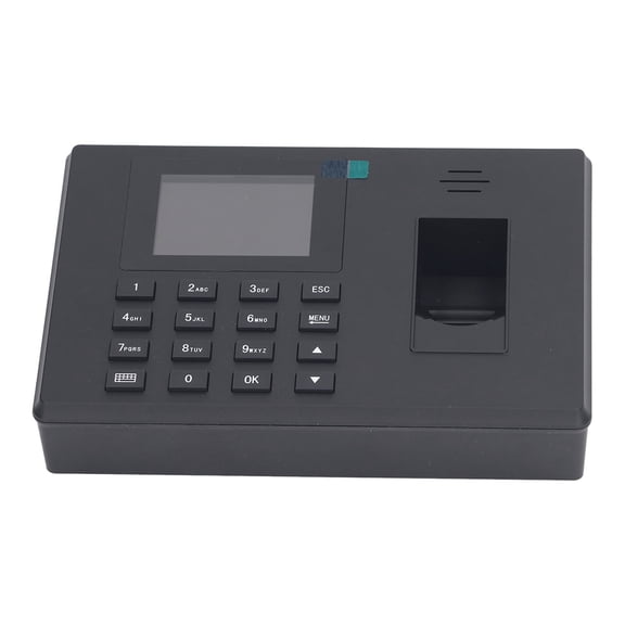 Rupoun Fingerprint Attendance Machine Biometric Time Clock System with Voice Prompt No Software Required 1000 Fingerprint Capacity for Office Employee Tracking Dual Units 11.02 inches / 28.0 cm