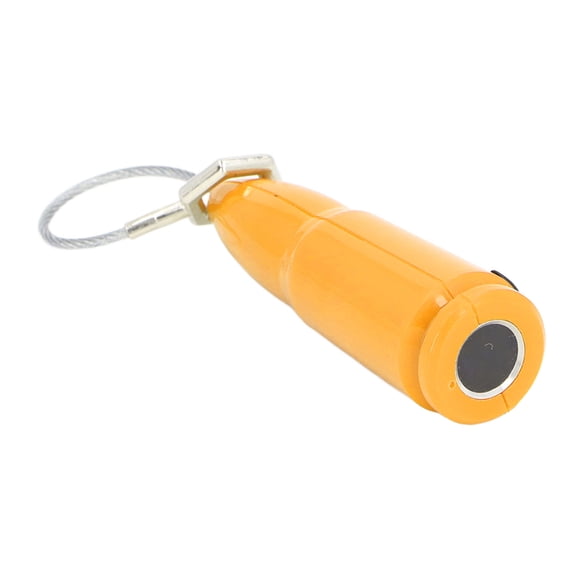 Rupoun Fingerprint Padlock T01 Water Resistant Keyless Mini Biometric Luggage Lock for Gym Suitcase Backpack Office Yellow (1.5 inches / 3.8 cm) Durable Secure