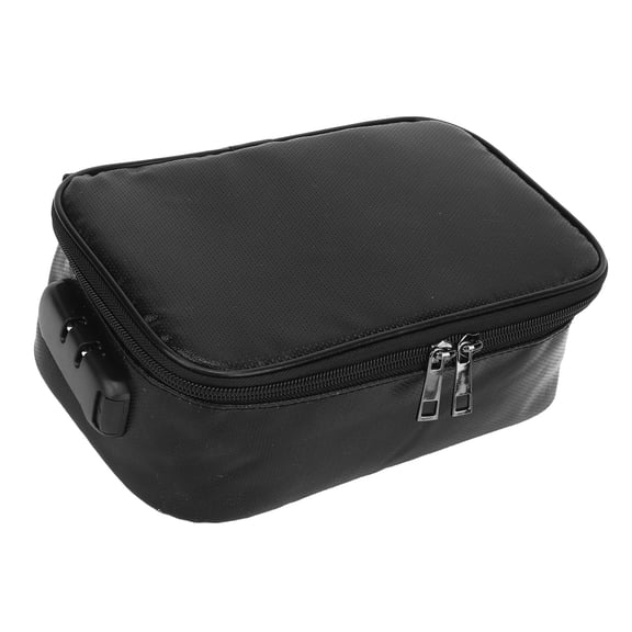 Rupoun Fireproof Document Box Waterproof Safe Portable File Box with Lock Zipper for Home Financial Bill Certificate Certificates Storage Case (24.00 x 17.00 x 5.00 inches / 60.96 x 43.18 x 12.70 cm)