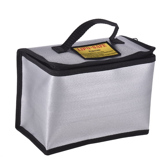 Rupoun Fireproof Explosionproof Lipo Battery Safe Bag Portable Heat Resistant Storage Pouch