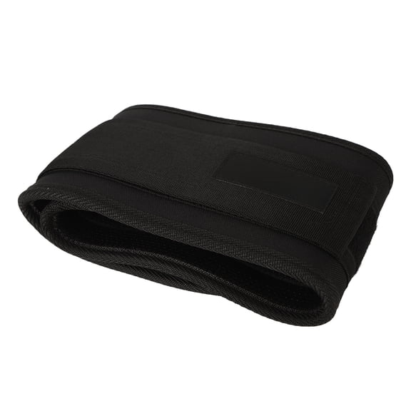 Rupoun Fitness Lumbar Support Belt Adjustable Breathable Weightlifting Squatting Lower Back Brace for Men Women Size Large Black Gym Training Core Support (11.81 inches / 30 cm)