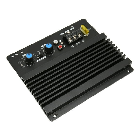 Rupoun Fk 206 12V Digital Amplifier Board High Power Sub Woofer Amplifier Module for Car Audio Systems Enhances Bass Quality Universal Vehicle Fit (7.09 inches / 18 cm)