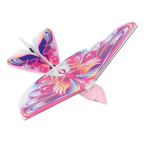 Rupoun Flying RC Bird Toy 2.4GHz Bionic Flapping Wings Drone for Indoor Outdoor Play, Pink (11.8 inches / 30 cm)