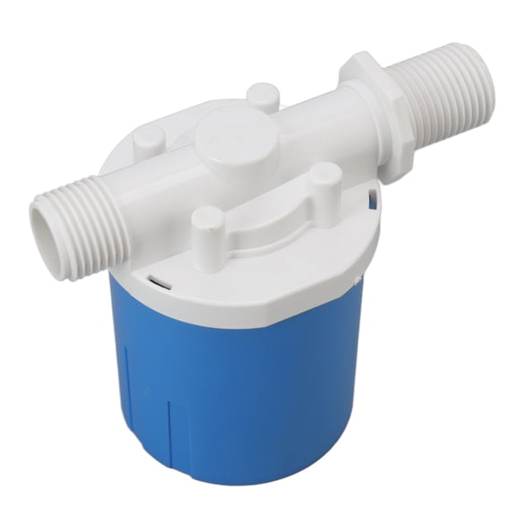 Rupoun G1/2 Built-in Side Entry Automatic Float Valve Plastic Water Level Control Valve for Water Tank 4 points (0.5 inch / 1.27 cm) Compact Leakage Proof Design