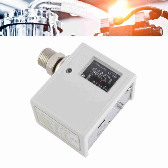 Rupoun G1/2'' Electronic Pressure Control Switch Automatic Air Compressor Pump Water Controller, High Durability Differential Pressure Regulating Range 1 to 10 Bar (14.5 to 145 PSI)