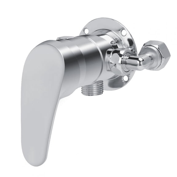 Rupoun G1/2in Bathroom Zinc Alloy Solar Shower Water Mixing Valve MultiFunctional Tee Angle Valve Heavy Duty Faucet Valves for Shower Mixer and Shower Valve Diverter (13.00x12.00x9.00 inches)