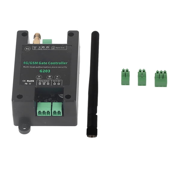 Rupoun G203 GSM Gate Opener 3G 4G Garage Door Access Remote Controller Support Remote Restart Reset