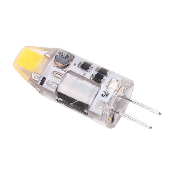 Rupoun G4 LED Light Bulb 2W 300LM Bi Pin Base Lamp, Non Dimmable for Chandelier AC DC 12V, Cool White 6000K-6500K (1.4 inches / 3.5 cm)