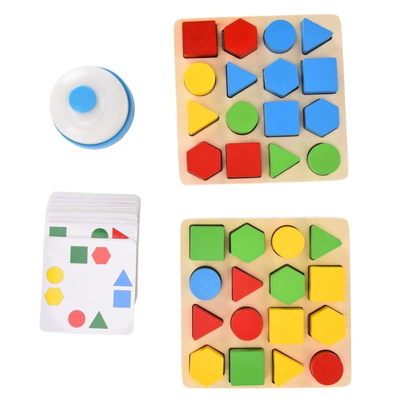 Rupoun Geometric Puzzle Toy Educational Interactive Blocks Puzzle Brain Teasers Cognitive Toy [cite: 12]