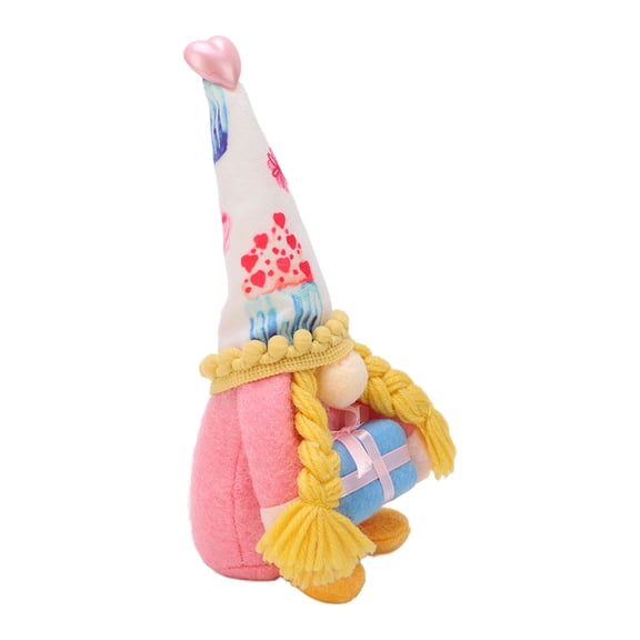 Rupoun Gnomes Plush Decoration Dwarf Cute Soft Stuffed Gnomes Doll Toy for Home Birthday Braid Valentine's Day Rudolph Faceless Doll Window Display Prop (10.6 inches / 27 cm) Premium Gift