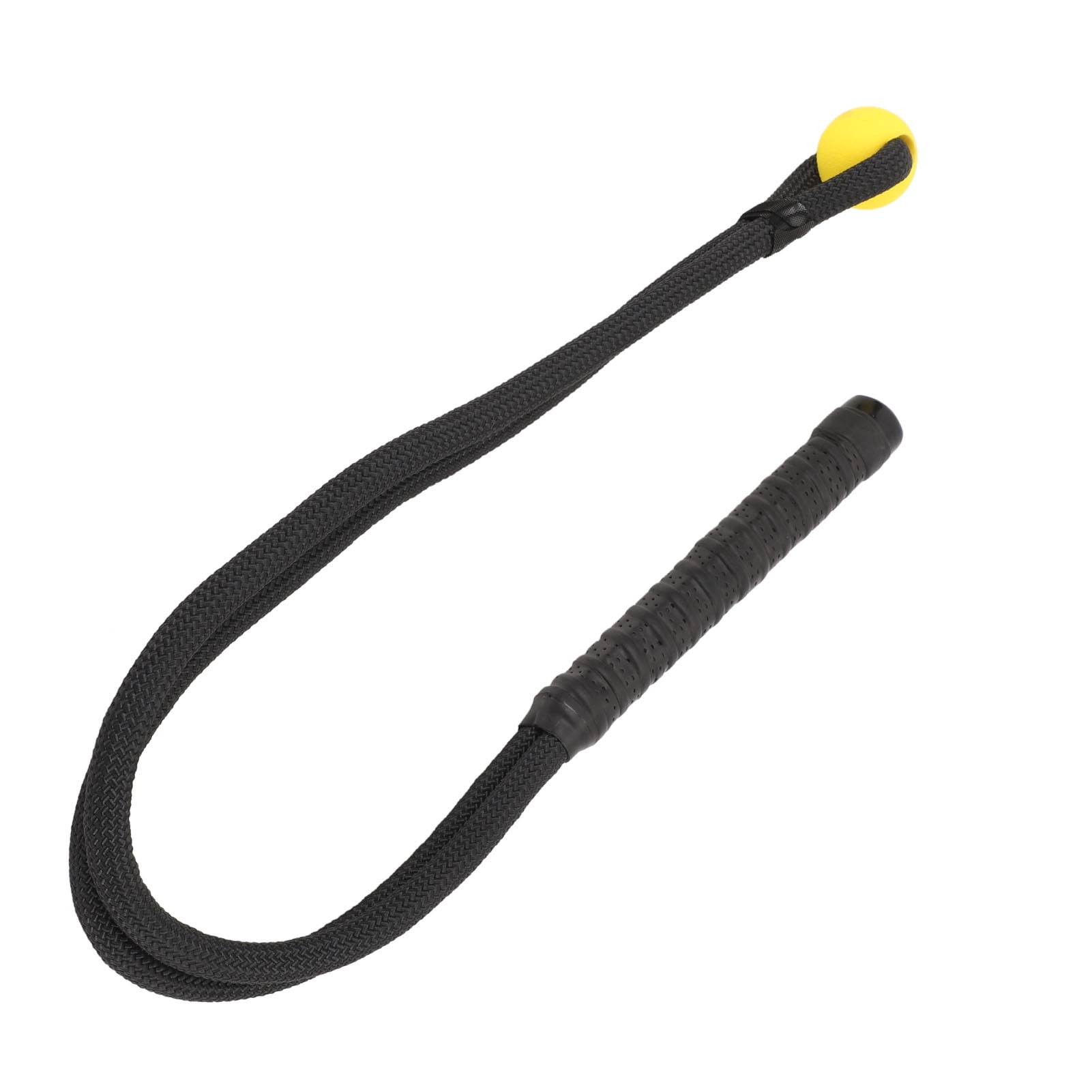 Rupoun Golf Swing Training Aid Nylon Rubber Comfortable Grip Club Swing Rope for Correcting Posture Black