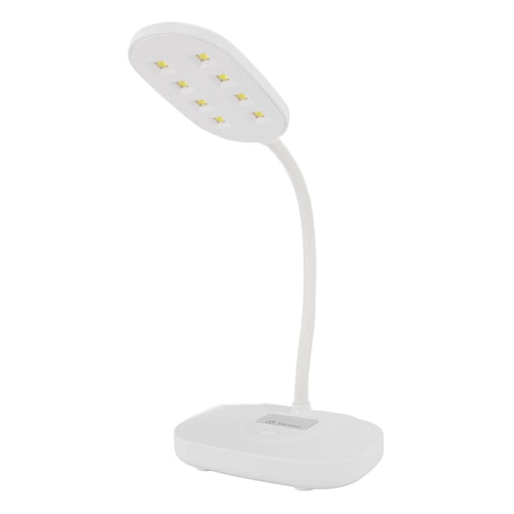 Rupoun Gooseneck Nail Lamp Fast Curing 360 Degree Adjustable Hose Automatic Induction UV LED Light 365 405nm (6.69 inches / 17.00 cm)