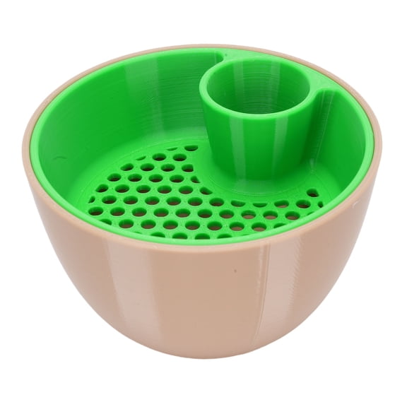 Rupoun Green Pistachio Bowl Double Nut Bowl with Shell Storage, Lightweight Snack Serving Bowl for Home Kitchen, 4.5x2.8 Inches / 11.5x7 cm